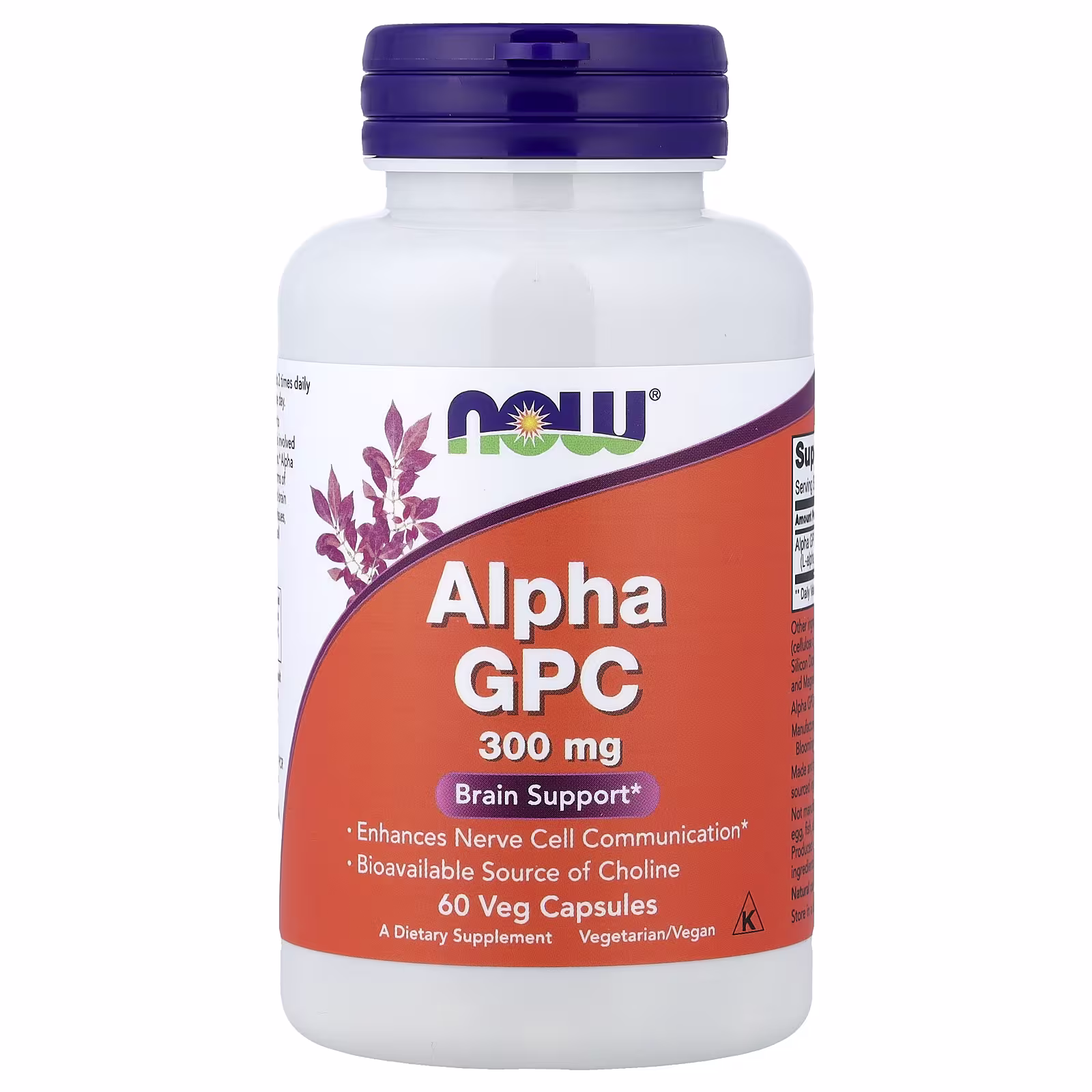 Alpha GPC 300 mg NOW Foods