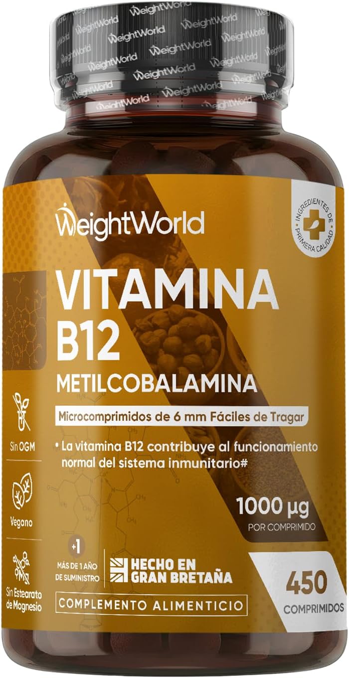 Vitamina B12 1000 mcg (cianocobalamina) WeightWorld