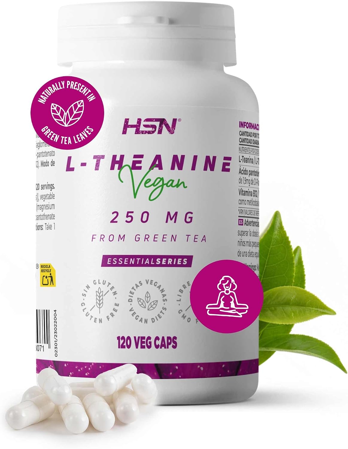 L-Teanina 250 mg HSN