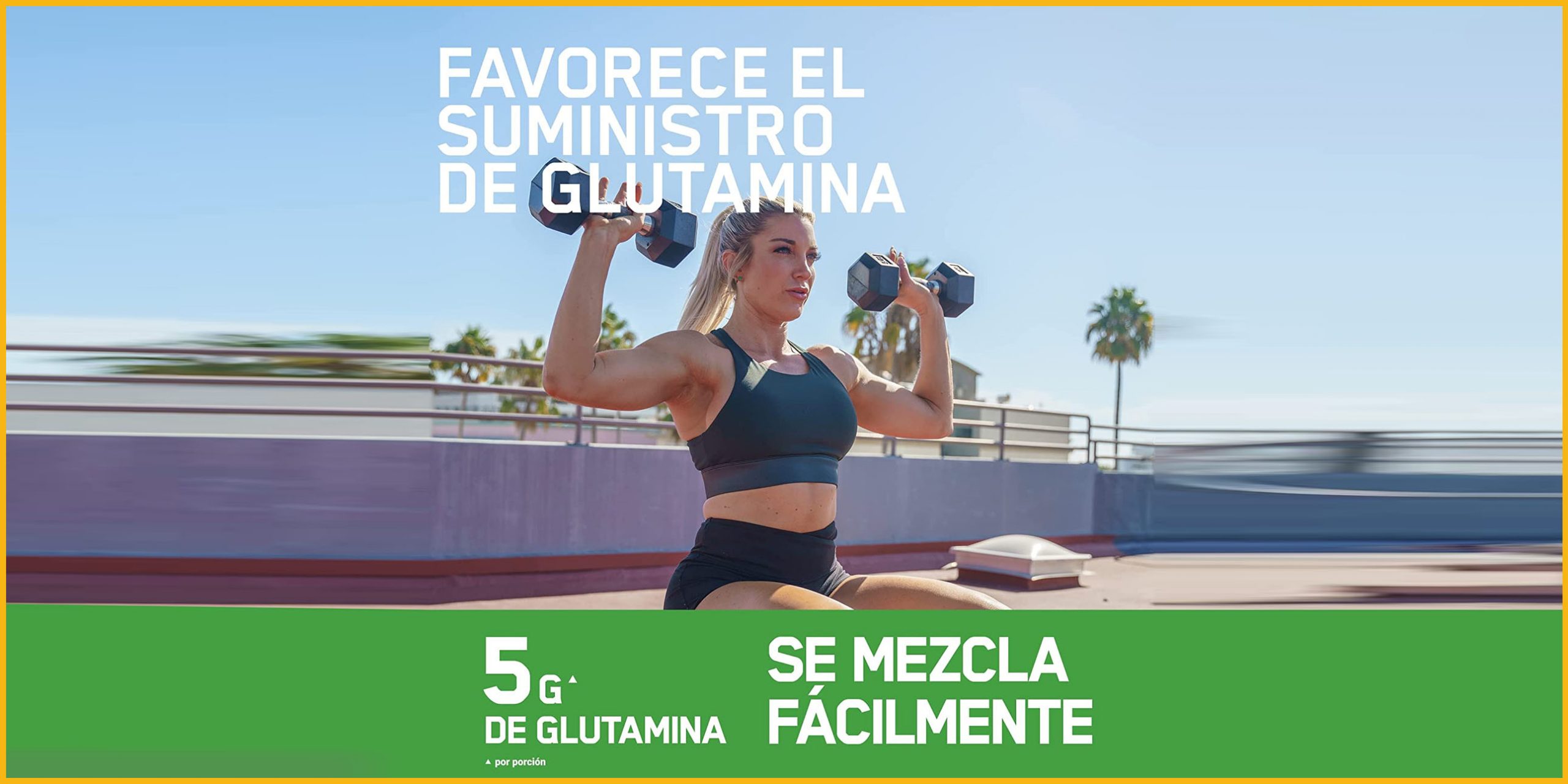 L-Glutamina ON se mezcla facilmente