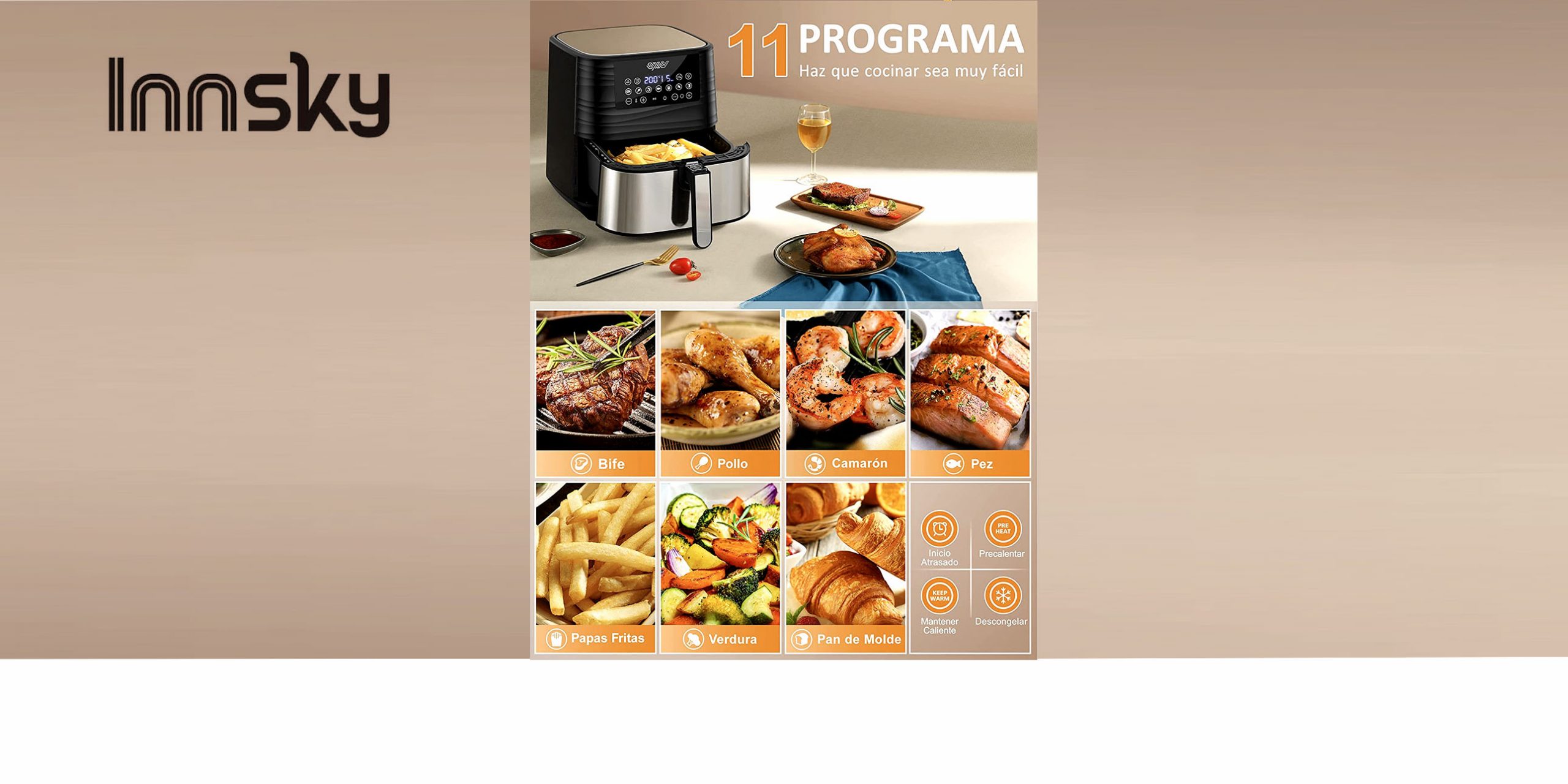 FREIDORA DE AIRE INNSKY