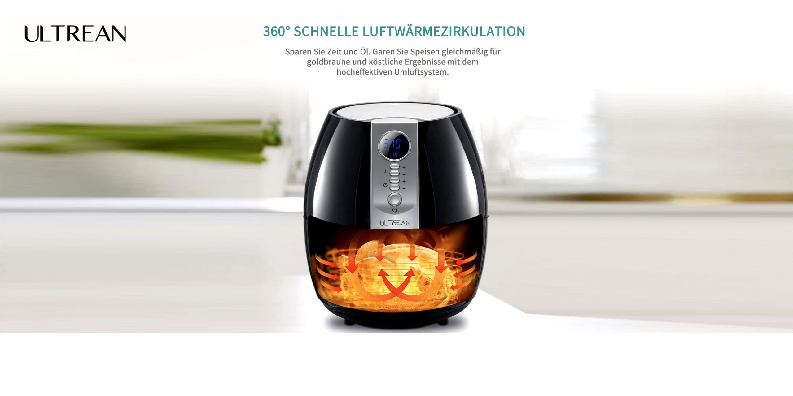 Freidora sin aceite Ultrean