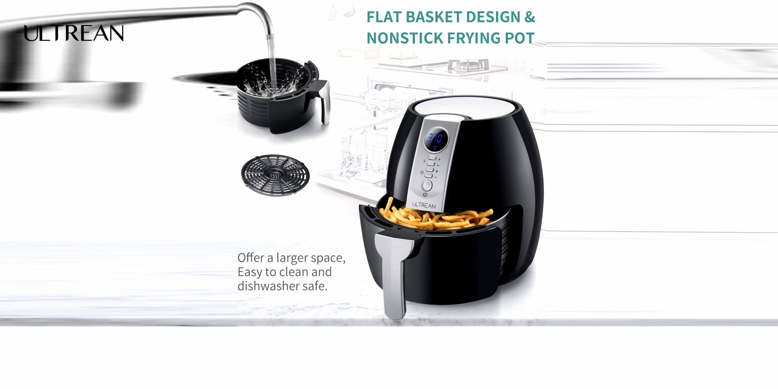 Freidora sin aceite Ultrean