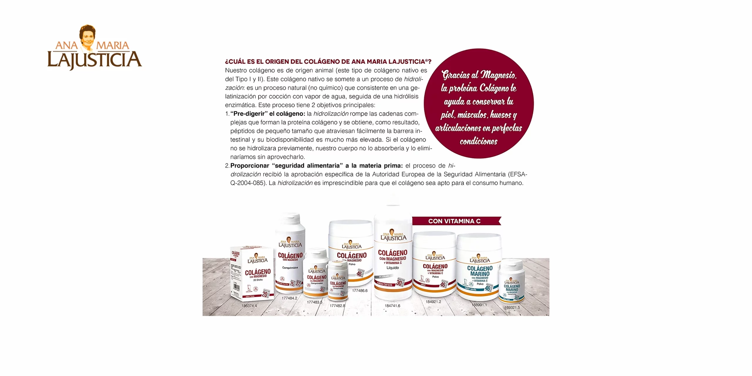 COLÁGENO CON MAGNESIO DE ANA MARÍA LAJUSTICIA