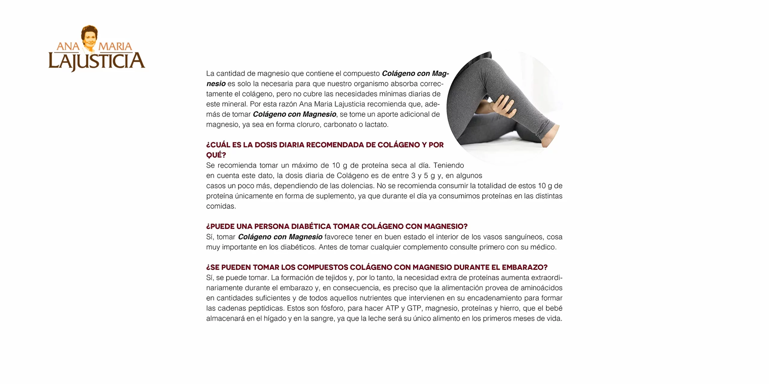 COLÁGENO CON MAGNESIO DE ANA MARÍA LAJUSTICIA