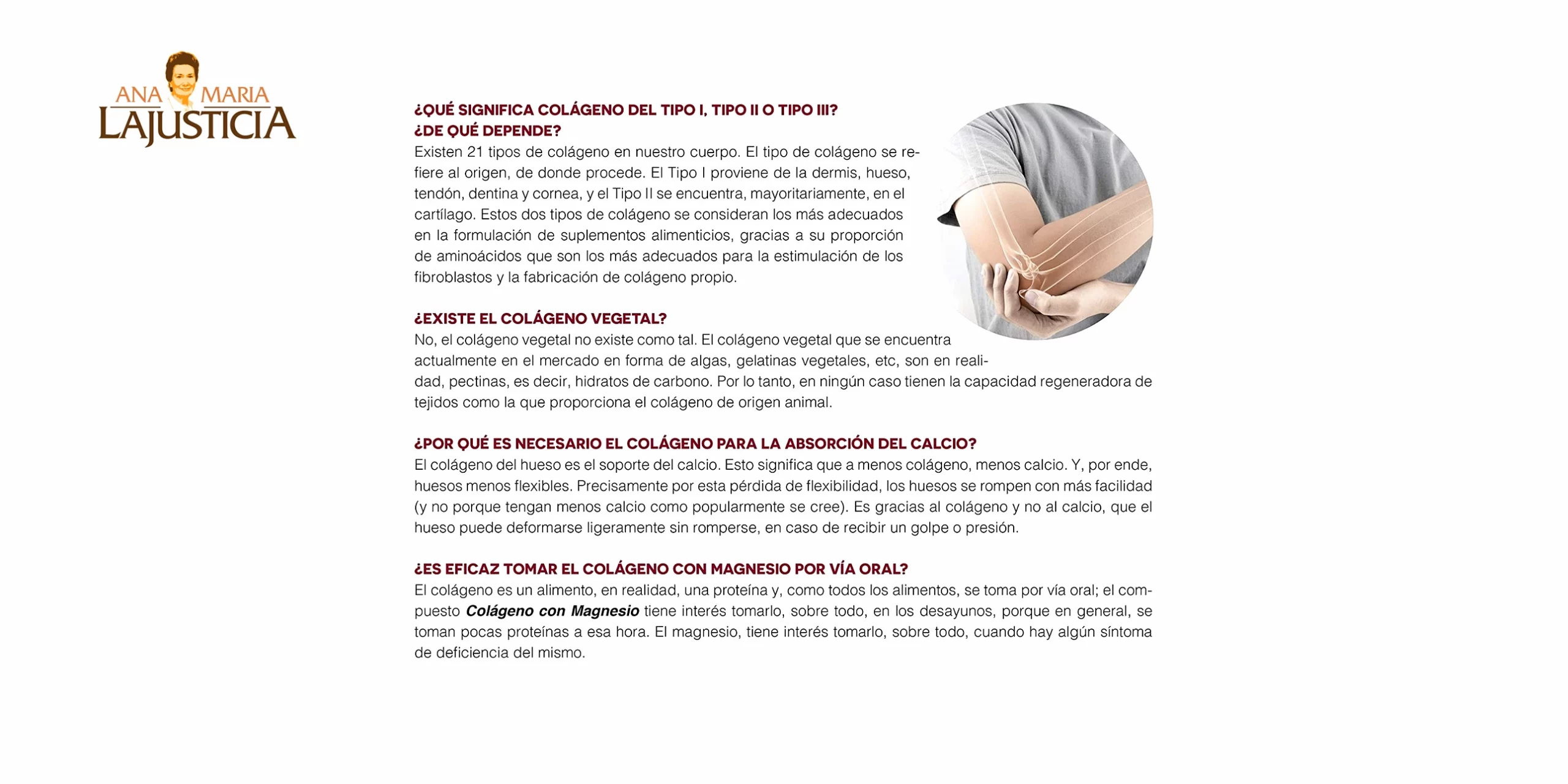 COLÁGENO CON MAGNESIO DE ANA MARÍA LAJUSTICIA