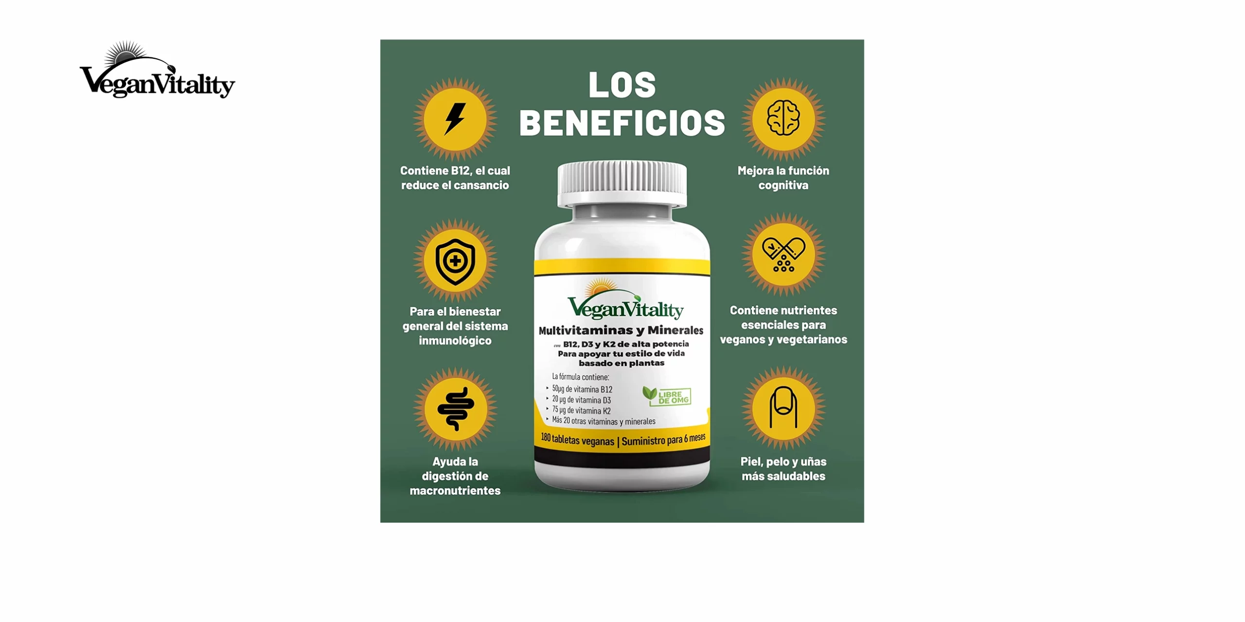MULTIVITAMINICO VEGAN VITALITY