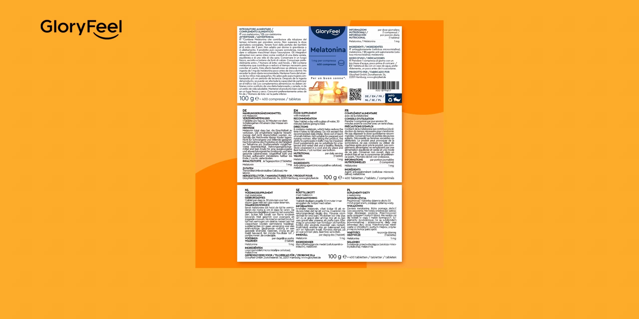 MELATONINA GLORYFEEL
