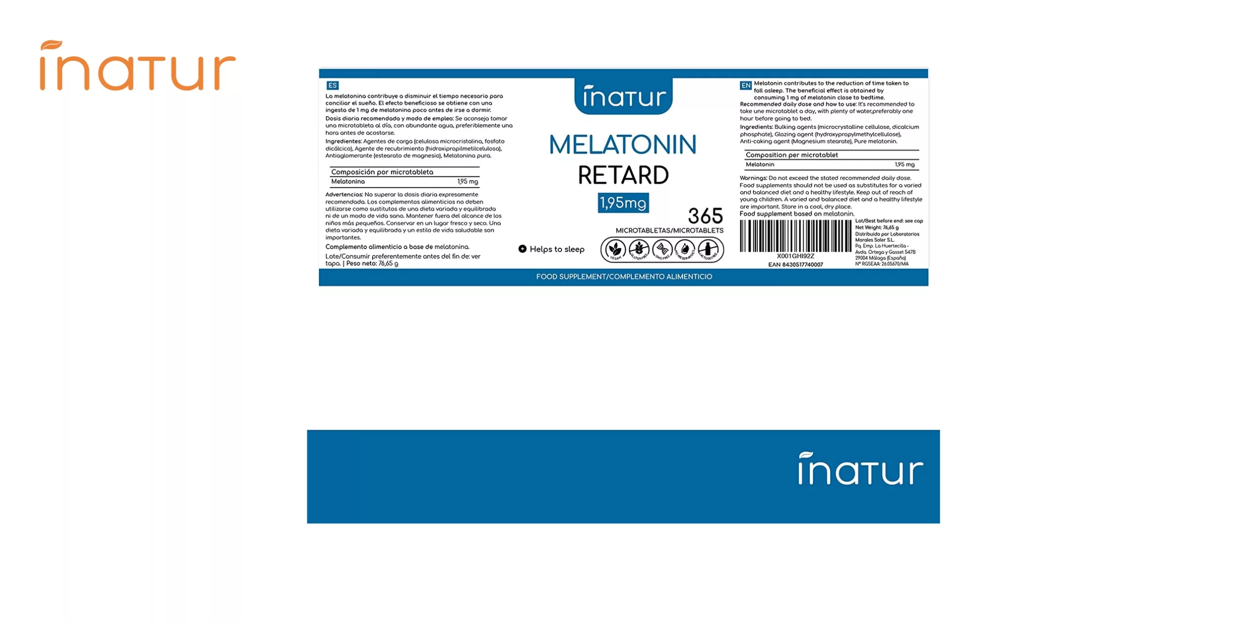 Melatonina Retard Pura INATUR