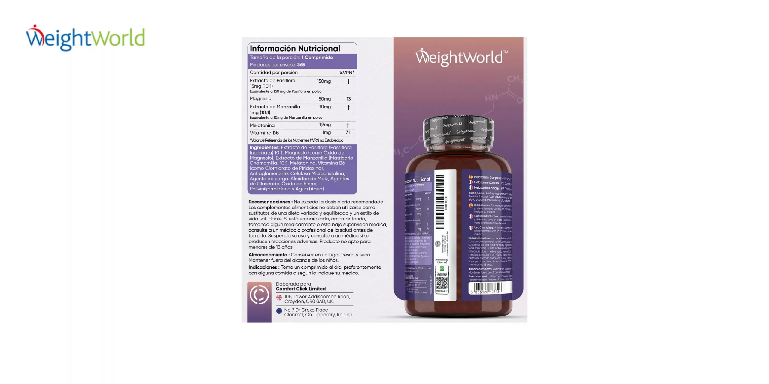 MELATONIANA pura complex de weinghtworld