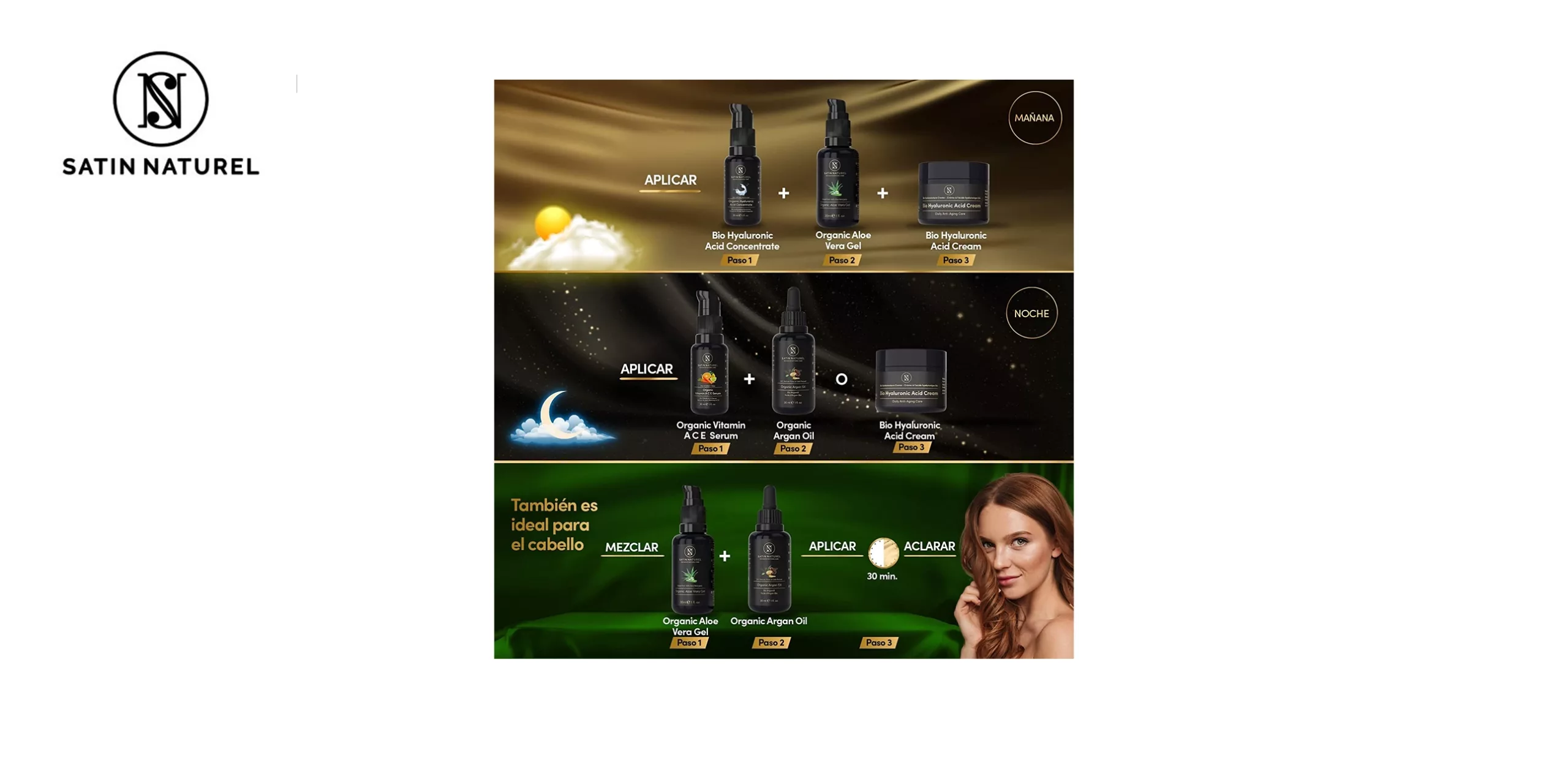 Especial Pack dia de la madre Satin Naturel