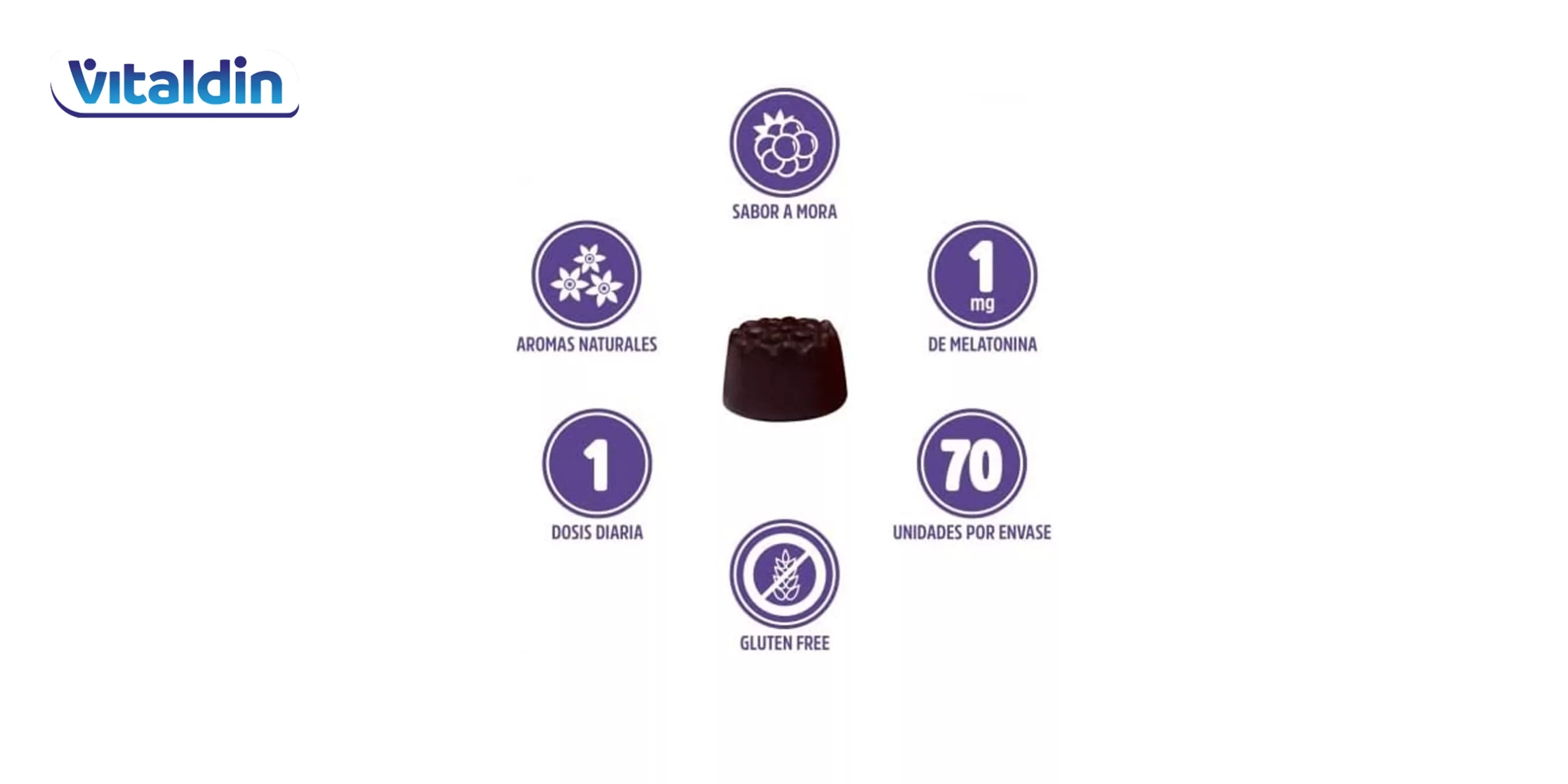 VITALDIN Melatonina gummies - 1 mg